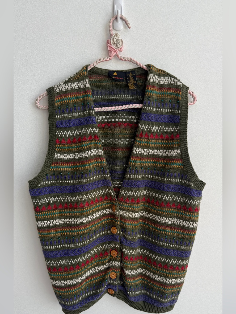 Vintage Liz Sport sweater vest
Small